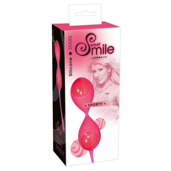 Wearing these love balls inside the vagina can tighten up vaginal muscles and the ones of the pelvic floor. Size: 9 cm long, approx. 3,6 cm diameter. Material: ABS, silicone, free of phthalates according to EU regulation