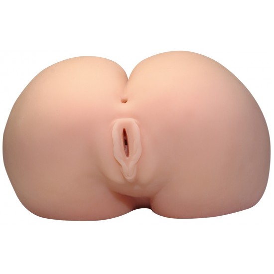 Want the Doggy?Life-like skin-toned butt masturbator with flexible vagina and anus entries to experience real sex sensations! Approx. dimensions: 25 x 16 x 21 cm. Soft material: TPR, free of phthalates according to EU r