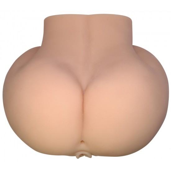 Want the Doggy?Life-like skin-toned butt masturbator with flexible vagina and anus entries to experience real sex sensations! Approx. dimensions: 25 x 16 x 21 cm. Soft material: TPR, free of phthalates according to EU r
