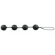 This black love string with 4 balls is a good trainer if you want to straighten up those pelvic muscles and feel pleased at the same tame. Features rotative inside balls that start rocking as soon as you move. Very easil