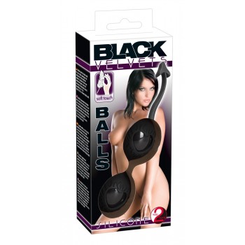 Silicone Love Balls black