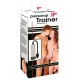 Transparent penis pump with pump ball, black sleeve and scale. Size: 21 cm, Ø 6 cm. Material: ABS/PVC.