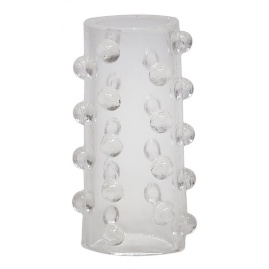 6 transparente pênis geléia mangas com diferentes estruturas de estímulos. Tamanho: 4,5 cm Ø flexível. 6 peça-set.