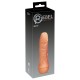 Skin-toned penis dildo with a 80 ml liquid capacity to take up any liquid and squirt it out when desired. Massively veined with a flexible body of 21 cm full size. 3.5-4 cm diameter. Material: PVC, free of phthalates acc