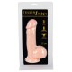 Dildo in a true-to-life, flexible penis shape with pink head, blue veins and testicles. With suction foot. Total length 22 cm, insertion depth 15 cm, Ø 5.1 cm. Material: PVC, phthalate-free according to EU regulation REA