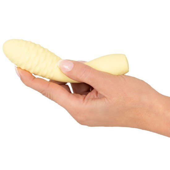 Cuties Mini Vibrador Yellow Bonito demais para ser verdade! Mini vibrador prático e compacto da 3ª geração de Cuties com vibração extremamente poderosa e profunda que pode ser facilmente controlada em 10 modos variados com o toque de um botão dire