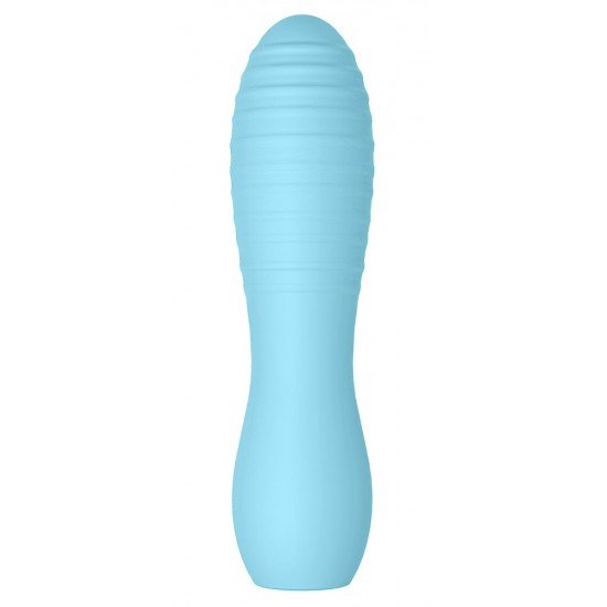 Cuties Mini Vibrator Blue 3 Bonito demais para ser verdade! Minivibrador prático e compacto da 3ª geração de Cuties com vibração extremamente poderosa e profunda que pode ser convenientemente controlada em 10 modos variados simplesmente pressionan