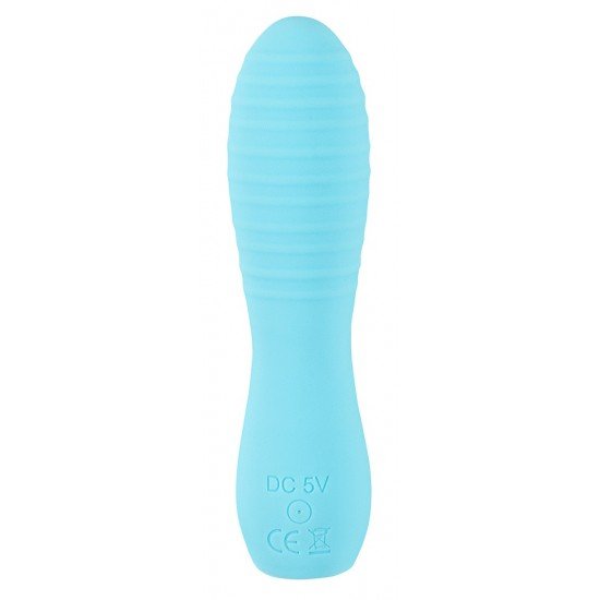 Cuties Mini Vibrator Blue 3 Bonito demais para ser verdade! Minivibrador prático e compacto da 3ª geração de Cuties com vibração extremamente poderosa e profunda que pode ser convenientemente controlada em 10 modos variados simplesmente pressionan
