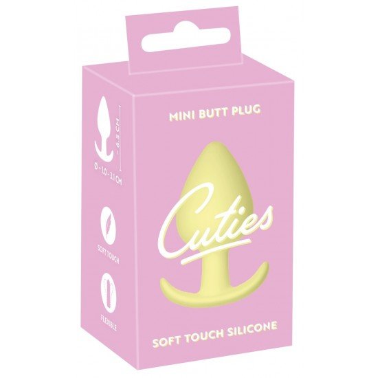 O plug perfeito para iniciantes no erotismo anal! O Mini Butt Plug aveludado e macio da popular linha Cuties tem um formato clássico de cone. Ele também tem uma ponta suave e estreita. A tampa larga e fácil de segurar s