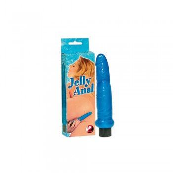 Vibrador Anal Jelly 17.5cm Azul