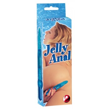 Vibrador Anal Jelly 17.5cm Azul