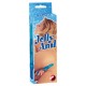 Vibrador Jelly, muito flexível para encontrar o centro do prazer através da sua backdoor. Com formato realista, cabeça e veias pronunciadas e vibrações com multivelocidades.Material com um revestimento macio.Livre de fta