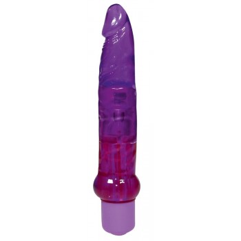 Vibrador Anal Jelly 17.5cm Roxo