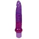 Vibrador Jelly, muito flexível para encontrar o centro do prazer através da sua backdoor. Com formato realista, cabeça e veias pronunciadas e vibrações com multivelocidades.Material com um revestimento macio.Livre de fta