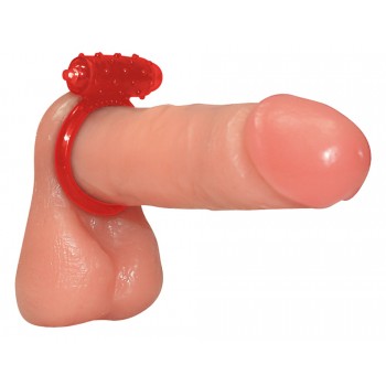 Anel silicone Vib. Vermelho