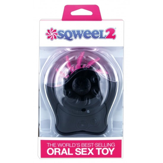 The second line of the sqweel features low-noise vibrations, 30 more power and easy cleaning Sqweel is a unique toy that swirls around like a wheel while the silicone flaps tickle and smack vagina or glans. The rotation