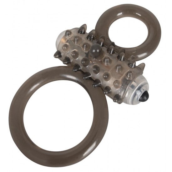 Viaje, acompanhado, para o mundo do prazer.
Anel duplo para pénis e testículos com bullet vibratória. Basta colocar o anel e prepare-se para umas ereções fortes e duradouras. Em material macio e confortável.
Material: TP