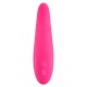 A pink lay-on vibrator in a tongue design. The tongue rotates and shakes. Waterproof. With 8 modes and 2 buttons (On/Off, rotation). Rechargeable with the included USB cable.Complete length 17 cm, Ø 2-3 cm. Material: sil