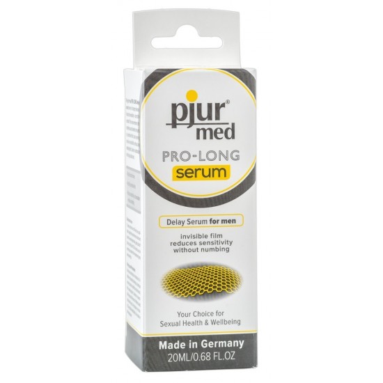 Caring spray for HIM!It reduces the sensitivity and not the feeling. Can work against oversensitivity to stimulation. Safe to use with latex condoms. 20 ml spray bottle. It is perfect to use in combination with all pjur