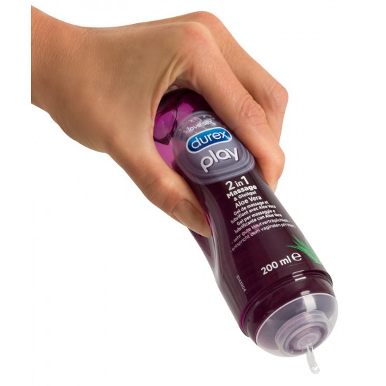 2 in 1: Massage and lubricant gel!Caring, waterbased gel with vitamin E and aloe vera for application on the entire body - non-sticky and non-greasy! Provides the skin with moisture and makes it soft and silky for ultima