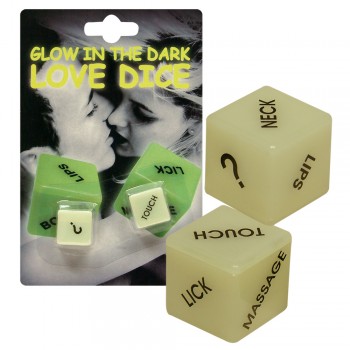 Jogo 2 Dados Eróticos Fluorescentes