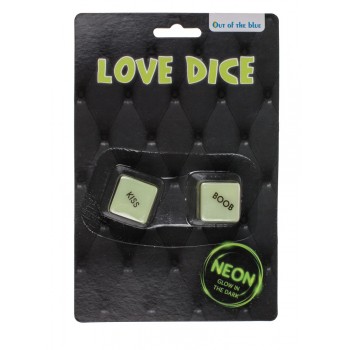 Jogo 2 Dados Eróticos Fluorescentes