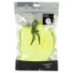 Sporty shorts with rounded hems in a contrasting colour and a drawstring in the waistband. Neon yellow/black. 75% polyamide, 25% elastane.