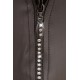 Um corpo de lutador com um olhar de neoprene com um fecho de correr de cristal brilhante na frente. Um olhar preto e fosco. 60% de poliuretano, 36% de poliéster, 4% de elastano.