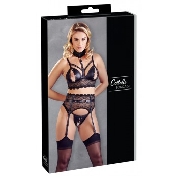 Conjunto Soutia e ligueiro renda M