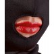 Black mask that includes a blindfold, which can be removed extremely easily because of the hook and loop fasteners at either side.The mask is made out of soft microfibre and adapts to any head size, thanks to the flexibl
