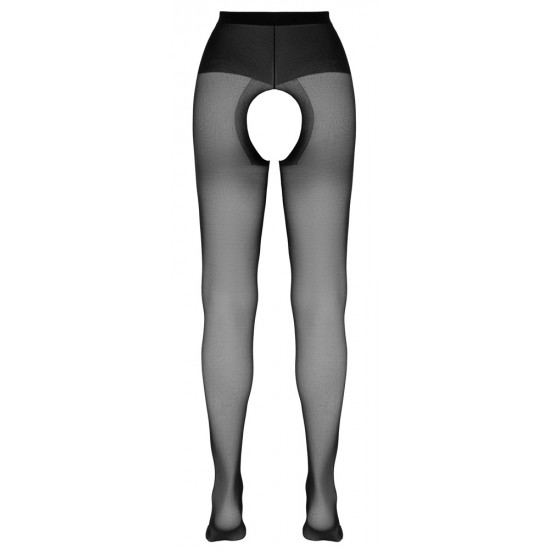 Meias s/ Virilha Preto Transparente S Meias s/ Virilha Preto Transparente S
