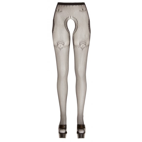 Meias Calça c/ Virilha e Ancas Abertas Preto Meias Calça c/ Virilha e Ancas Abertas Preto