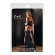 Stockings with a Cuban heel and seam! The stockings can be attached to suspender straps. Black. Oeko-Tex certified. 15 denier. 93% polyamide, 7% elastane.