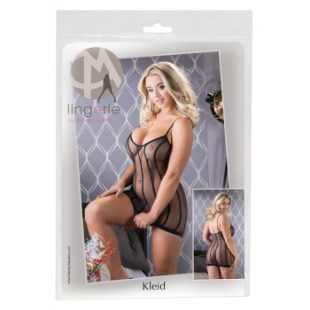 Mini Dress with Stripes S-L