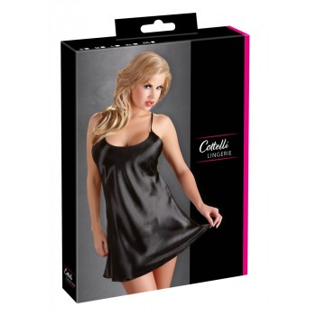 Chemise Cetim Preto S