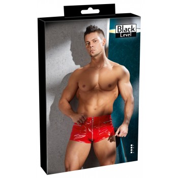 Men´s Vinyl Pants red S
