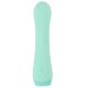 Vibrador Cuties Mini Green 4G Mini vibrador da 4ª geração de CutiesVibração poderosa e profunda em 10 modosBotão de pedra preciosa cintilante em forma de coraçãoDesign purista e com textura suavePerfeitamente curvado com cabeça de massagem do ponto G