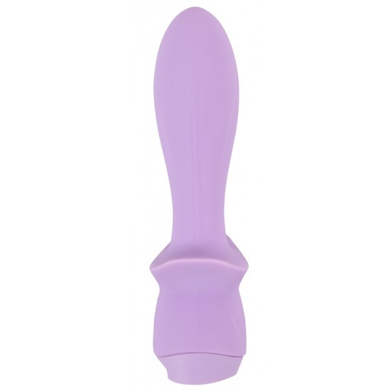 Vibrador Cuties Mini Purple 4G Mini vibrador da 4ª geração de CutiesVibração poderosa e profunda em 10 modosBotão de pedra preciosa cintilante em forma de coraçãoDesign de plug com textura suaveCom batente – extra seguroFlexível, adapta-se perfeitamen