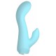 Vibrador Cuties Mini Blue 4G Mini vibrador coelho da 4ª geração de CutiesVibração forte e profunda em 10 modosBotão de pedra preciosa cintilante em forma de coraçãoDesign purista e com textura suaveCurva perfeita com cabeça de massagem para o ponto