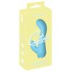 Vibrador Cuties Mini Blue 4G Mini vibrador coelho da 4ª geração de CutiesVibração forte e profunda em 10 modosBotão de pedra preciosa cintilante em forma de coraçãoDesign purista e com textura suaveCurva perfeita com cabeça de massagem para o ponto