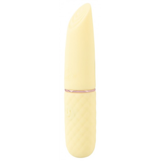 Mini vibrador da 5ª Geração CutiesPonta vibratória achatada com textura estimulanteVibrações intensas que vão fundoFácil de usarDesign elegante em cor pastelA textura de diamante facilita a fixaçãoSilicone aveludado com