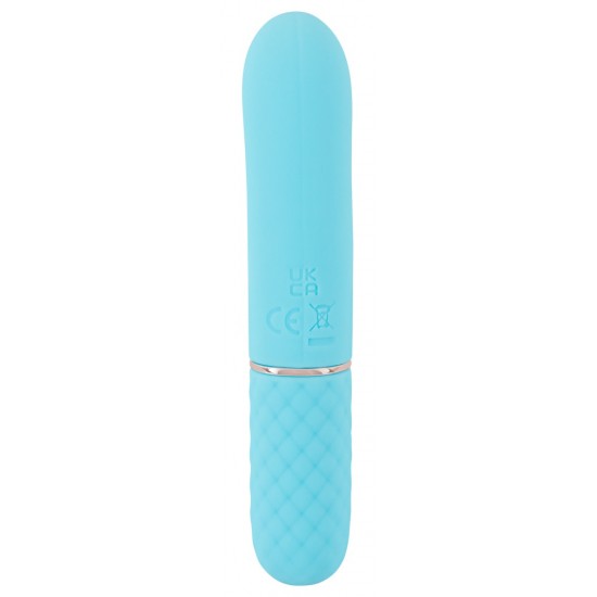 Mini vibrador da 5ª Geração CutiesPonta vibratória maravilhosamente curvada para o ponto GVibrações intensas que vão fundoFácil de usarDesign elegante em cor pastelA textura de diamante facilita a fixaçãoSilicone aveluda