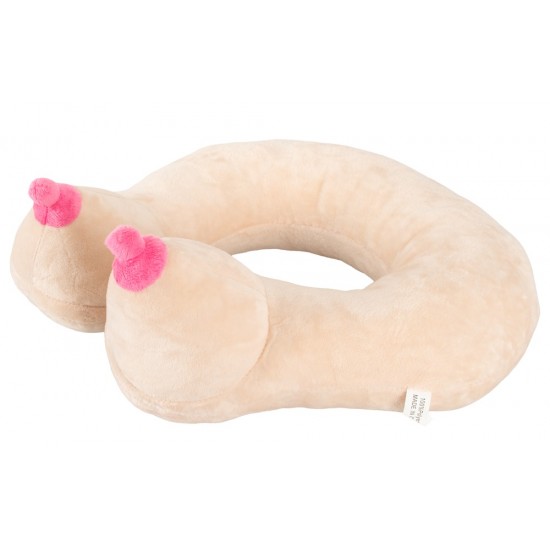 Esta almofada de pescoço incrivelmente firme e perfeitamente curvada tem seios grandes. A almofada tem uma capa de pelúcia macia e aveludada. Para um apoio perfeito para a cabeça e o pescoço e máximo conforto ao relaxar.