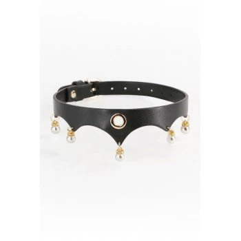FETISH & FASHION JEZEBEL COLLAR BLACK