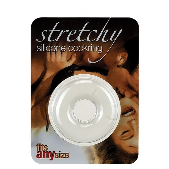 Adicione uma dose extra de prazer e duração aos seus momentos íntimos.Anel para pénis, super extensível, em silicone.Tamanho único.