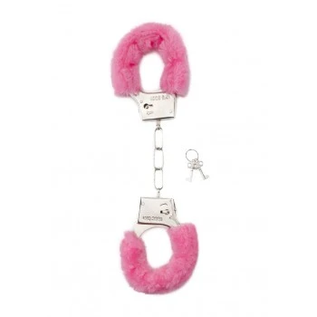 Algemas com Pelo - Rosa