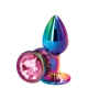 Em alumínio liso e extremamente durável, é extremamente higiênico. É fácil de limpar antes e depois das brincadeiras, usando muita água morna com sabão ou um fluido / espuma de brinquedo de brinquedo. O plug  é tota