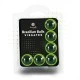 Conjunto de 6 bolas de lubrificante afrodisíaco com efeito de vibração e que criam uma sensação de bem estar e uma atmosfera sedutora.Ao contacto com o calor do corpo a bola dissolve-se em pouco tempo, libertando o lubri