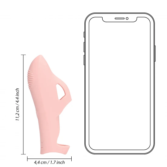 Este compacto vibrador de dedo de silicone foi projetado para fornecer vários níveis de intensidade e estimulação prazerosa. Ideal para estimular suas zonas erógenas, como clitóris, mamilos ou outras áreas sensíveis do c