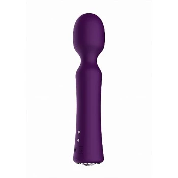 Estimulador Wand Pearl c/ Caixa Recarregável Discretion Roxo